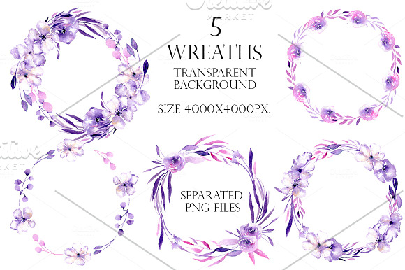 "Washington". Wreaths. in Illustrations - product preview 1