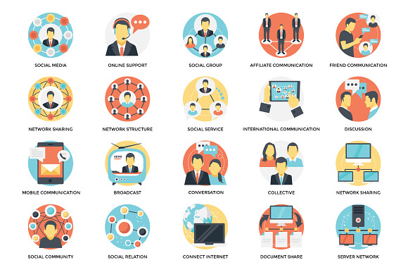 80 Networking and Communication Icon in Communication Icons - product preview 2