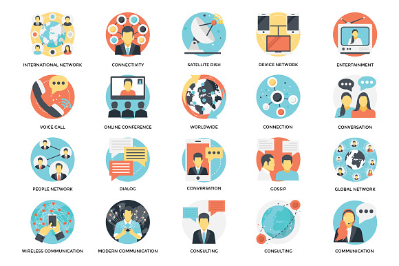 80 Networking and Communication Icon in Communication Icons - product preview 3