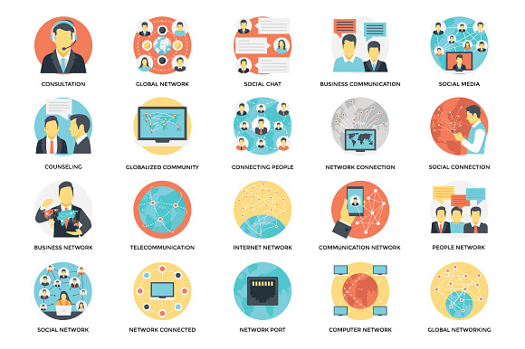 80 Networking and Communication Icon in Communication Icons - product preview 4