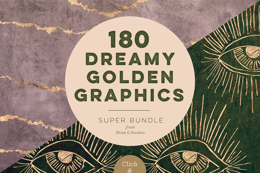180 Dreamy Golden Graphics