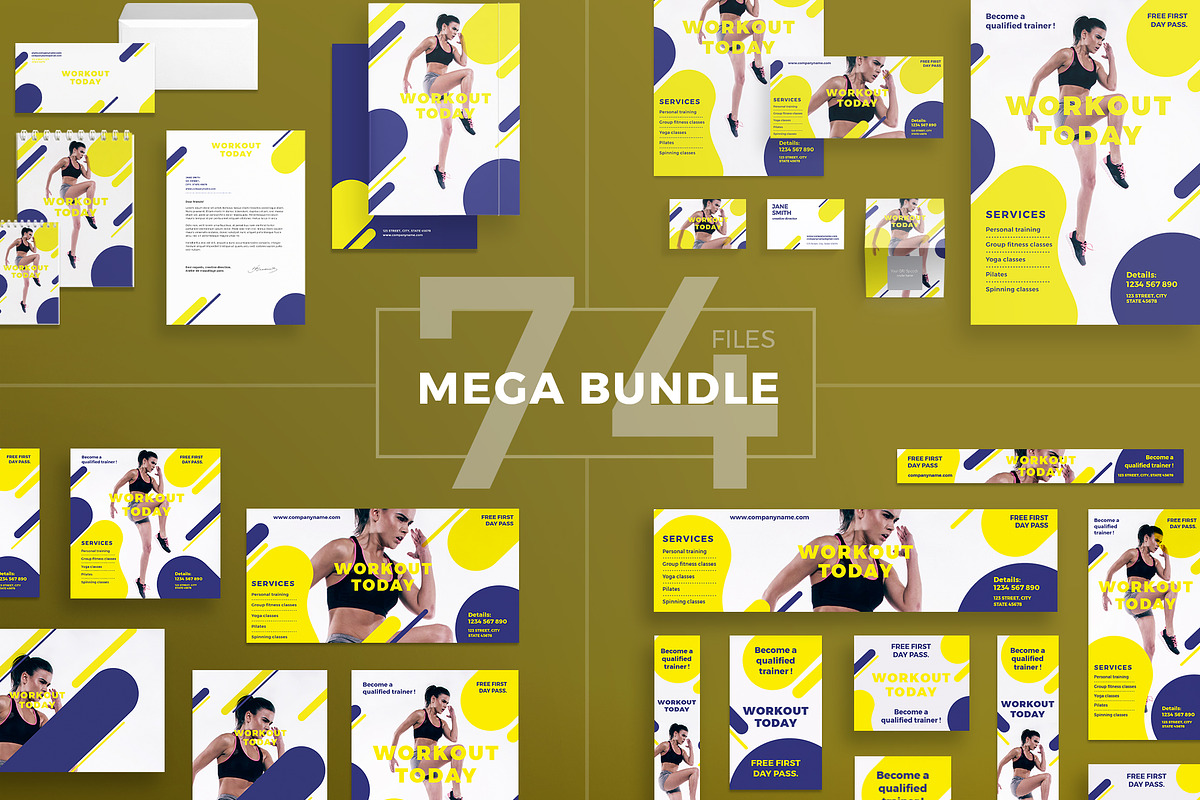 Mega Bundle | Workout in Templates - product preview 8