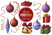 Christmas Decorations Mini-set