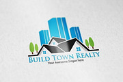 Build Town Realty Logo Template