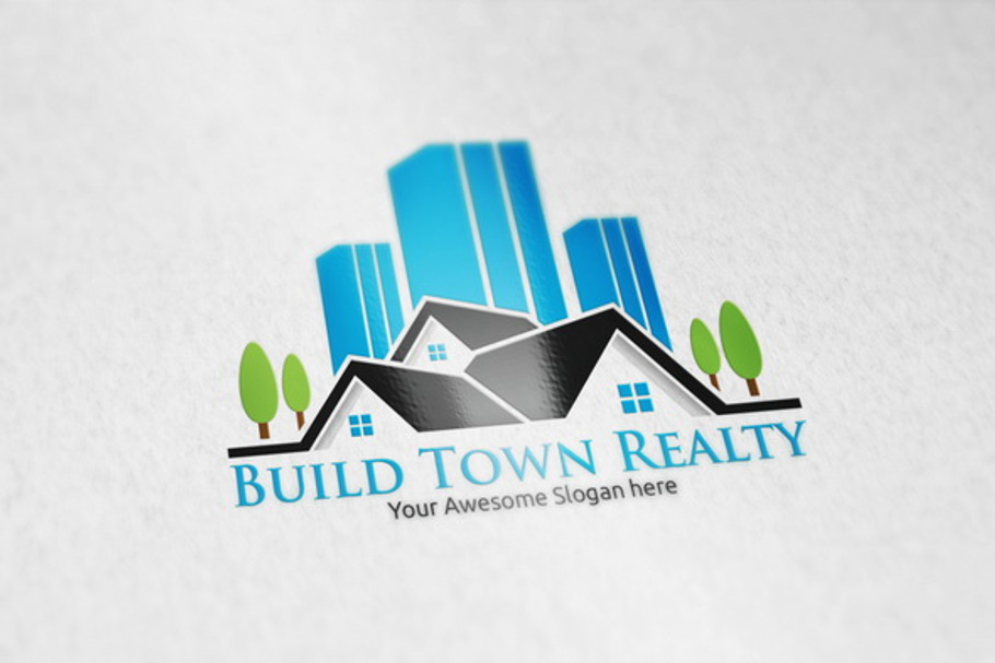 Build Town Realty Logo Template in Logo Templates - product preview 8