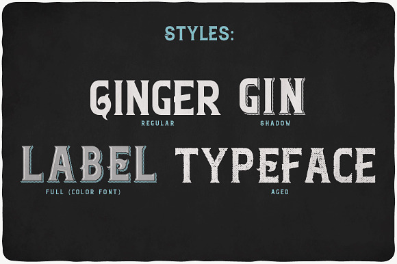 Ginger Gin typeface in Display Fonts - product preview 3
