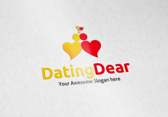 Dating Dear Logo Template in Logo Templates - product preview 1
