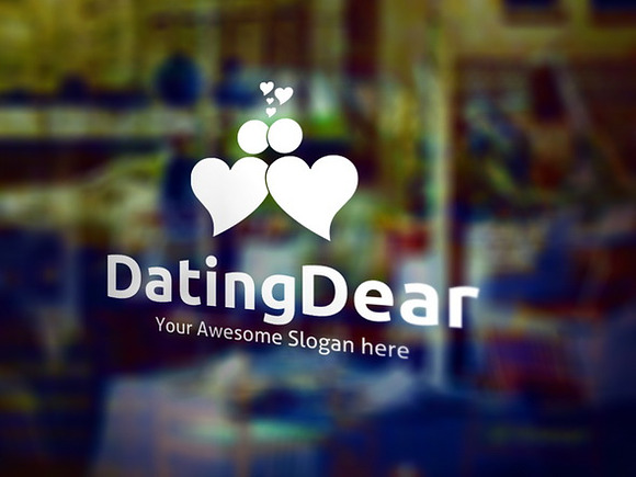 Dating Dear Logo Template in Logo Templates - product preview 2