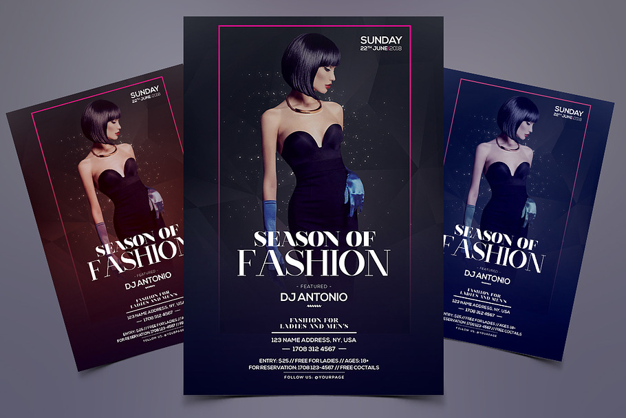 Season of Fashion - PSD Flyer