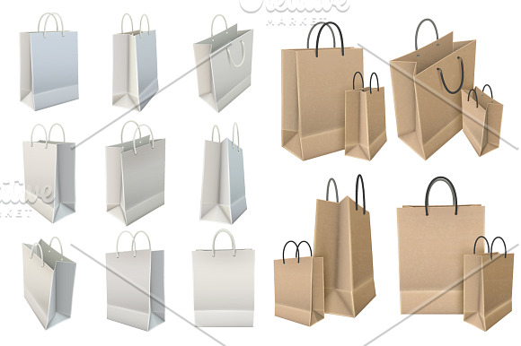 Sale! Gift Bags Set in Objects - product preview 1
