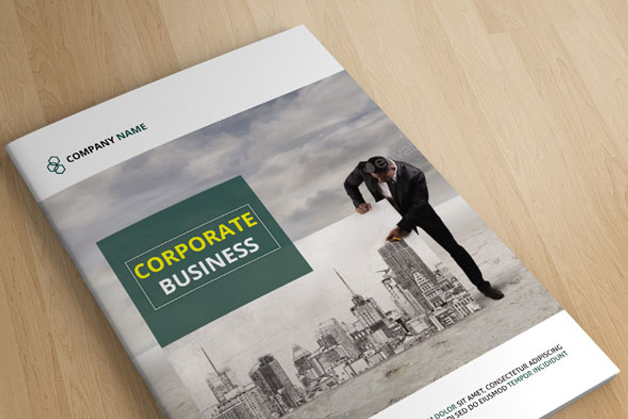 InDesign Corporate Brochure- V89