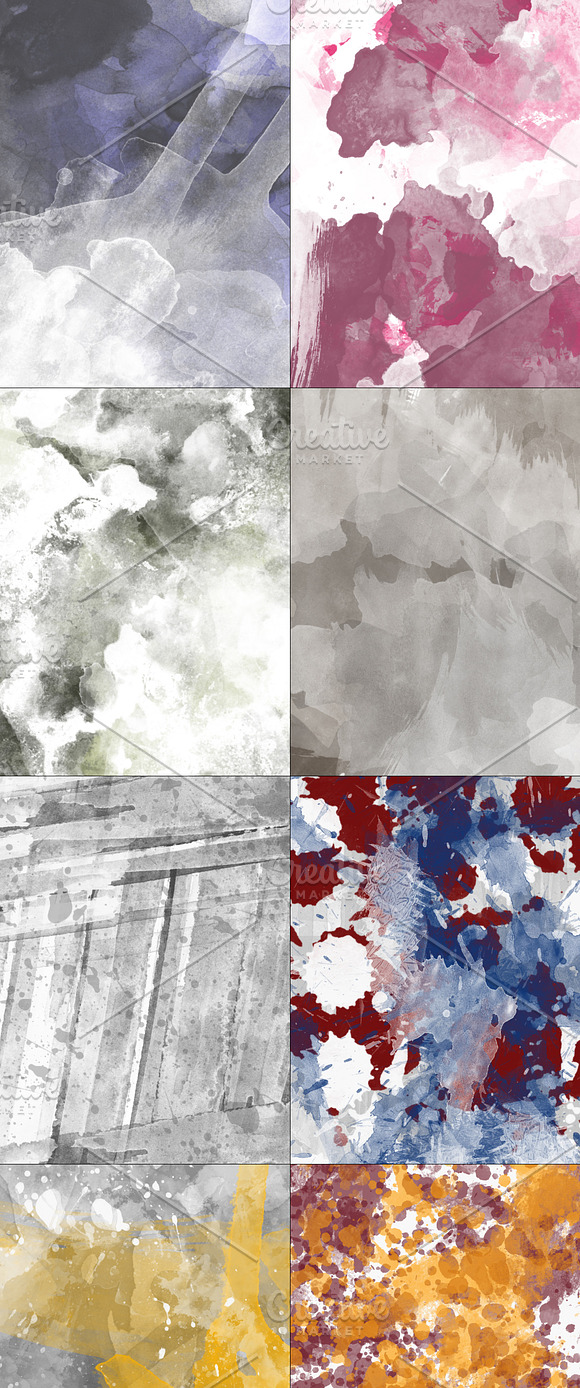 Watercolor Pack in Textures - product preview 2