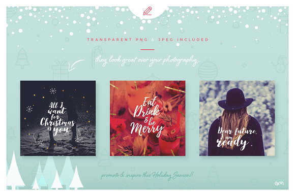 Holiday Quote Bundle in Social Media Templates - product preview 2
