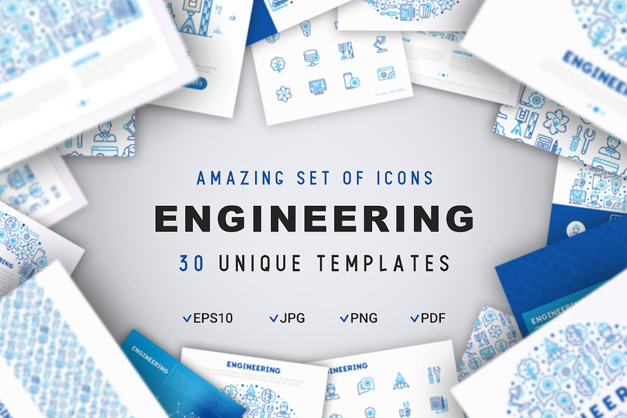 Engineering Icons Set | Concept in Graphics - product preview 8