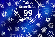 99 Tattoo Snowflake Shapes