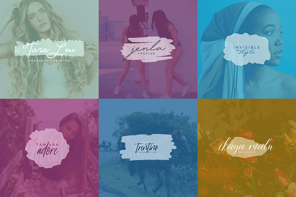 63 feminine Logos ☾ Señorita's Dream in Logo Templates - product preview 11