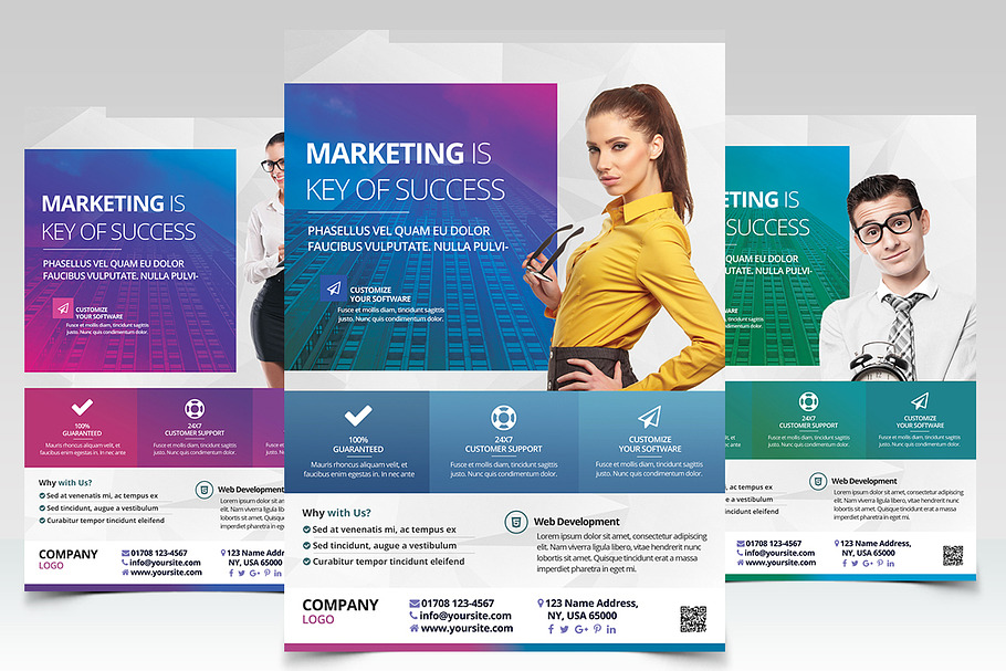 Corporate Ad - PSD Flyer Template
