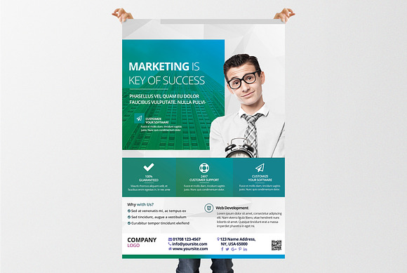 Corporate Ad - PSD Flyer Template in Flyer Templates - product preview 3