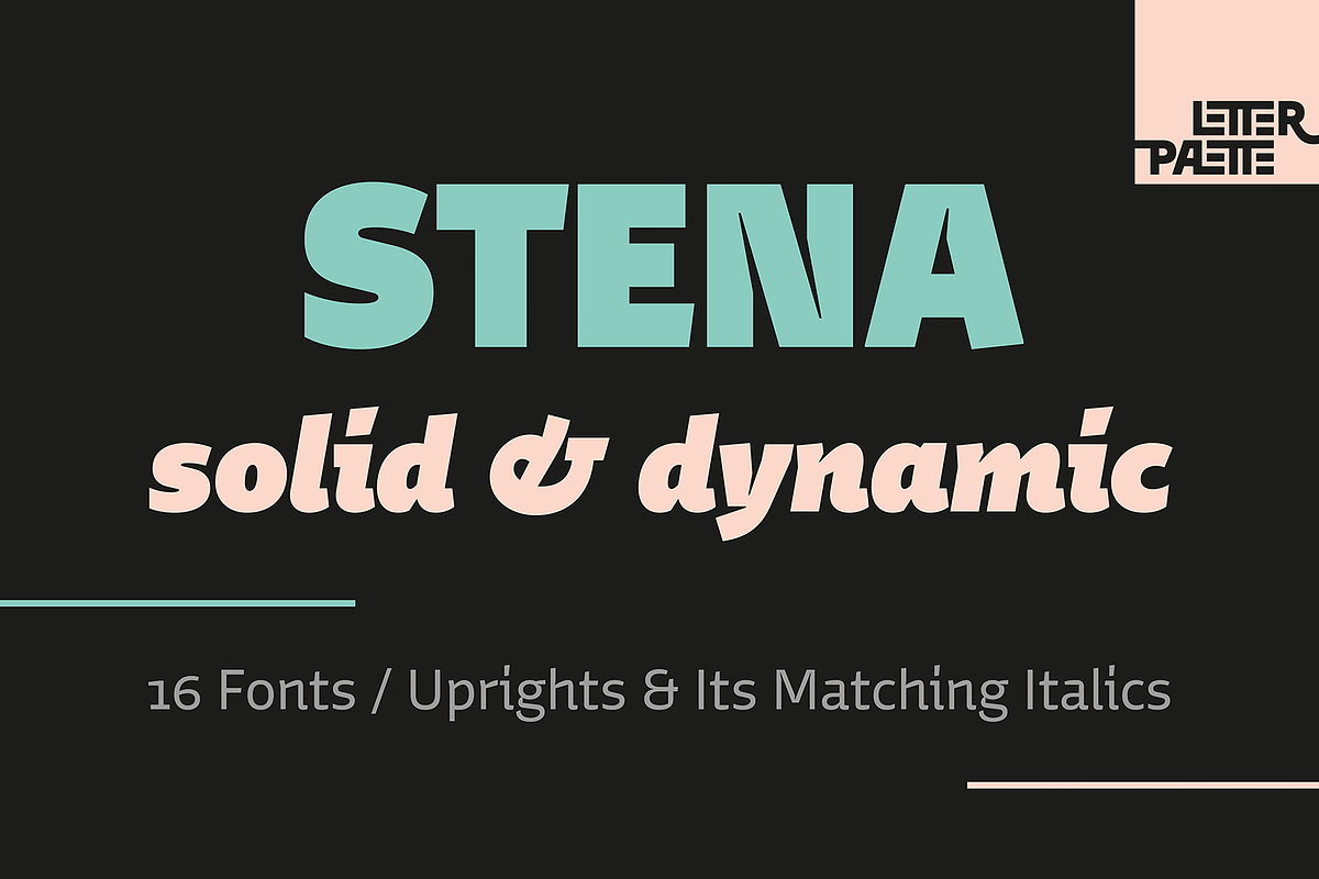 Stena in Sans-Serif Fonts - product preview 8