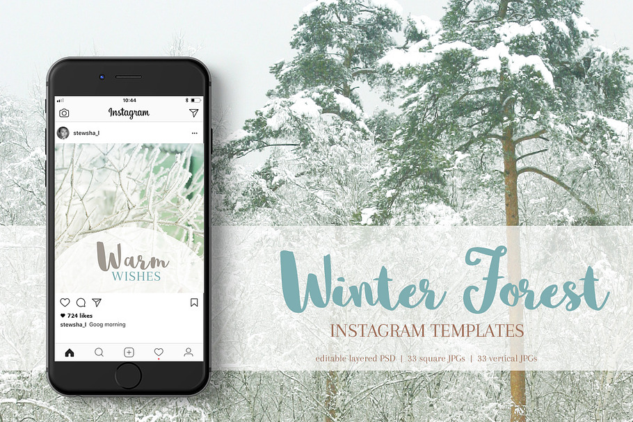 Instagram Winter Pack in Instagram Templates - product preview 8