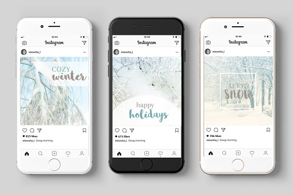 Instagram Winter Pack in Instagram Templates - product preview 3
