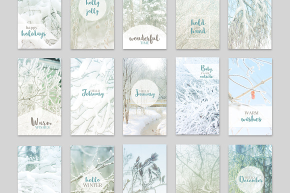 Instagram Winter Pack in Instagram Templates - product preview 5