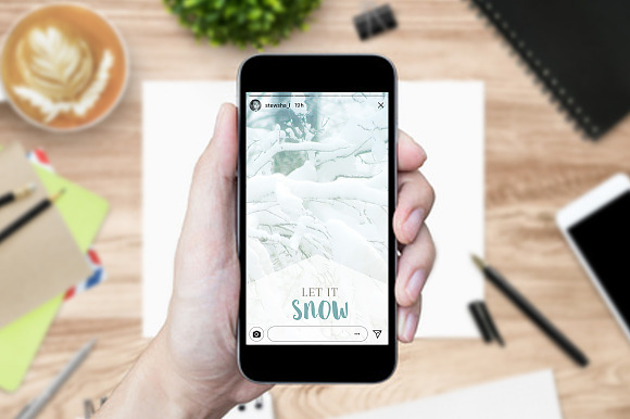 Instagram Winter Pack in Instagram Templates - product preview 7