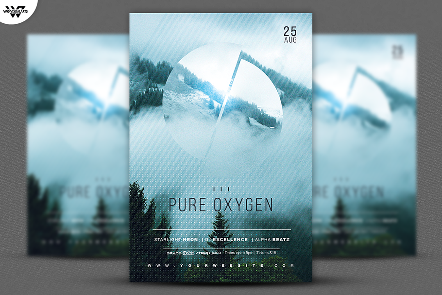 PURE OXYGEN Flyer Template in Flyer Templates - product preview 8