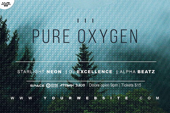 PURE OXYGEN Flyer Template in Flyer Templates - product preview 4
