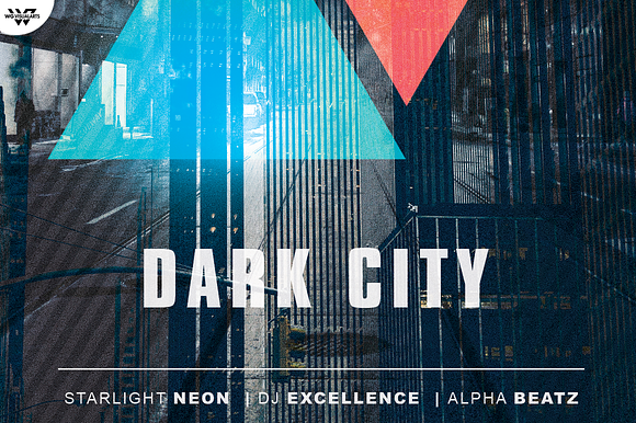 DARK CITY Flyer Template in Flyer Templates - product preview 3