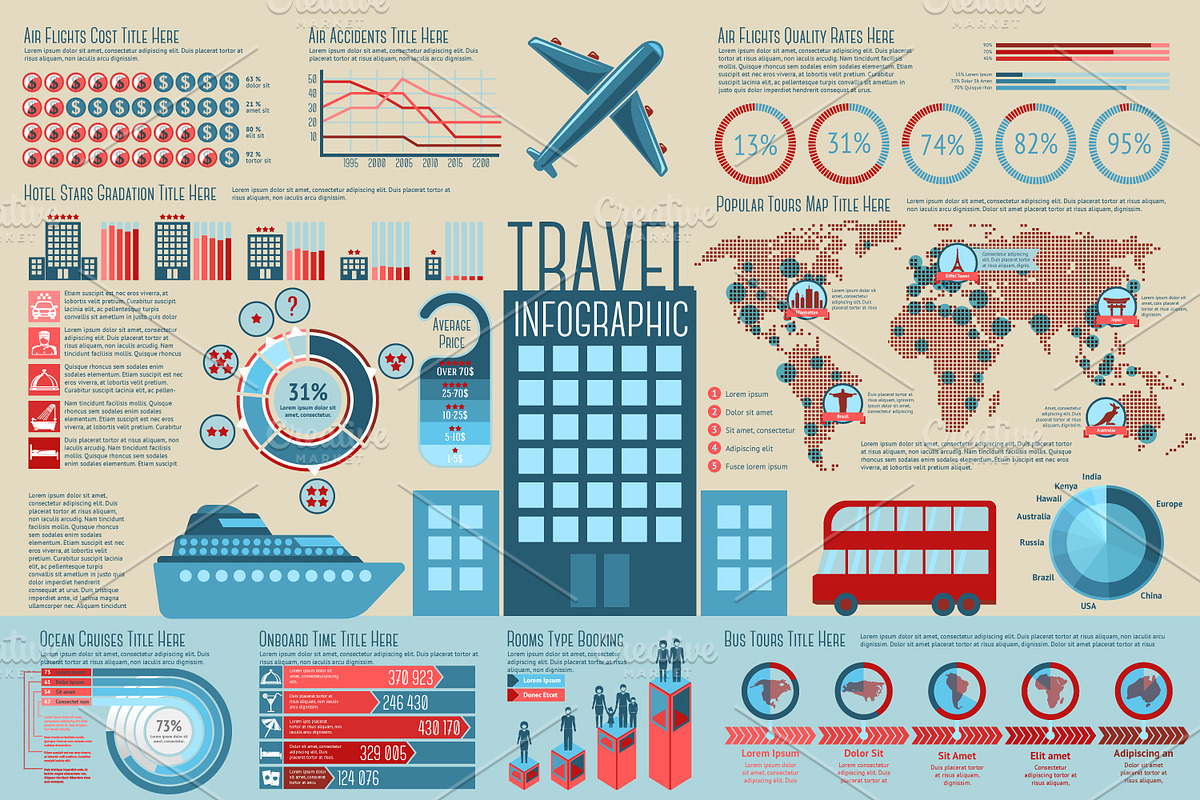 Travel Infographics in Illustrations - product preview 8
