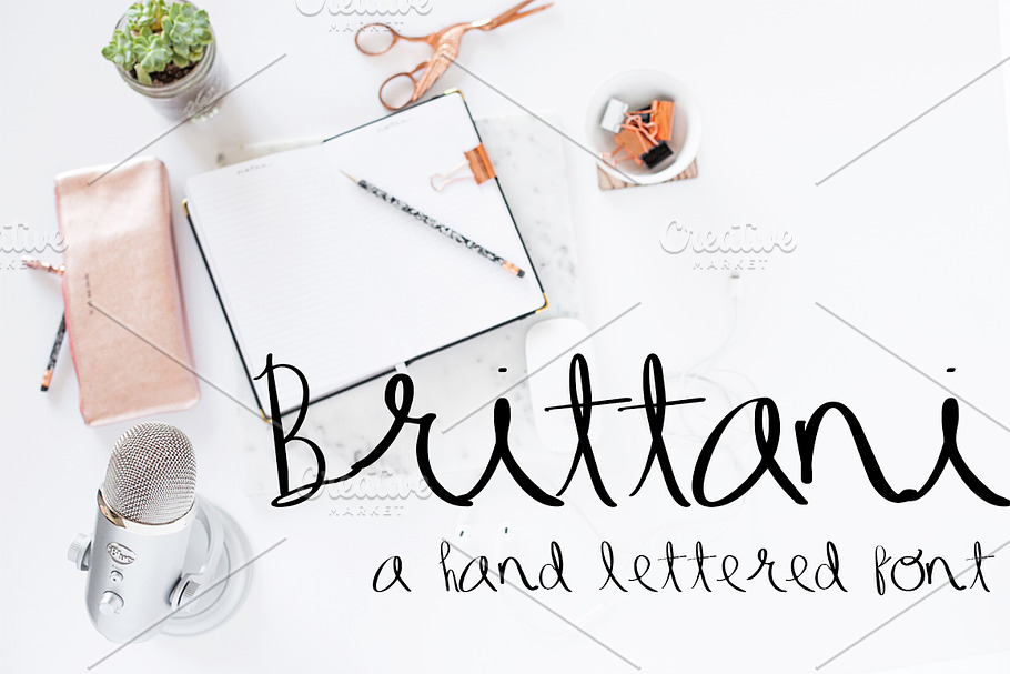 Brittani in Script Fonts - product preview 8