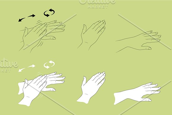 Apply hand cream - 1 in Illustrations - product preview 1