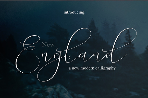 New England Script in Elegant Fonts - product preview 11