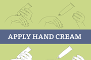 Apply hand cream - 2