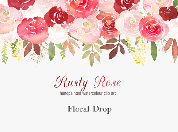 Rusty Rose Complete Design Set in Illustrations - product preview 1