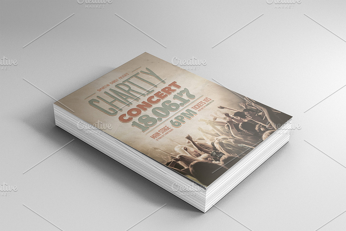 Charity Concert in Flyer Templates - product preview 8