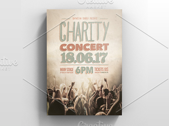 Charity Concert in Flyer Templates - product preview 1