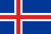 Vector of Icelandic flag.