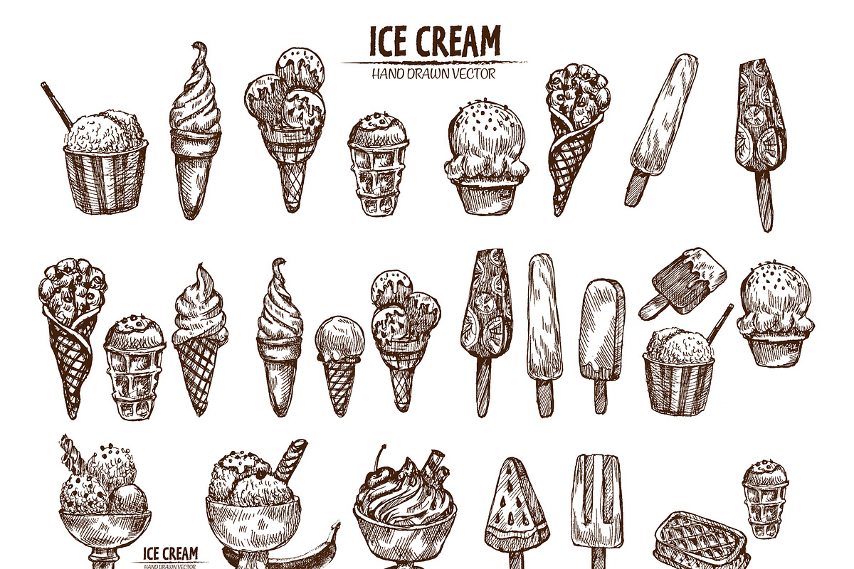 Bundle of 25 ice cream vector set 1 in Objects - product preview 8