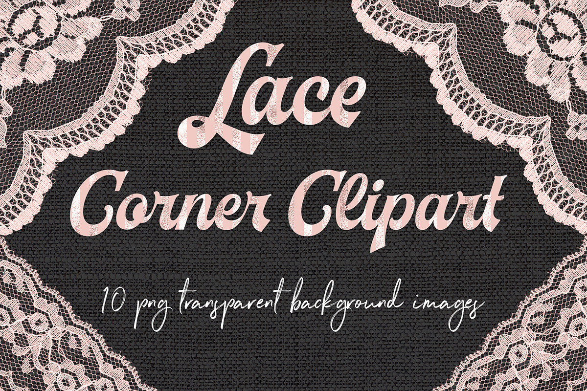 Coral Lace Corners in Graphics - product preview 8