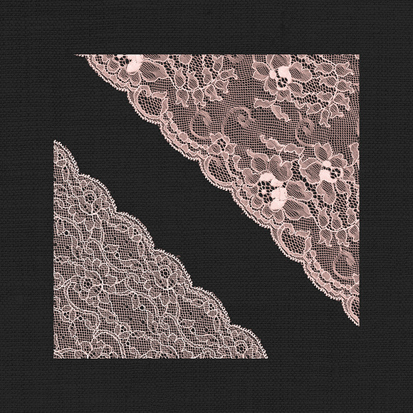 Coral Lace Corners in Graphics - product preview 2
