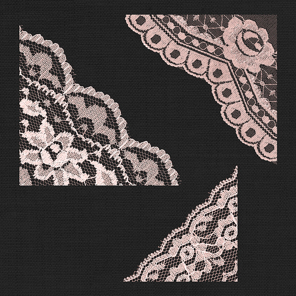 Coral Lace Corners in Graphics - product preview 3