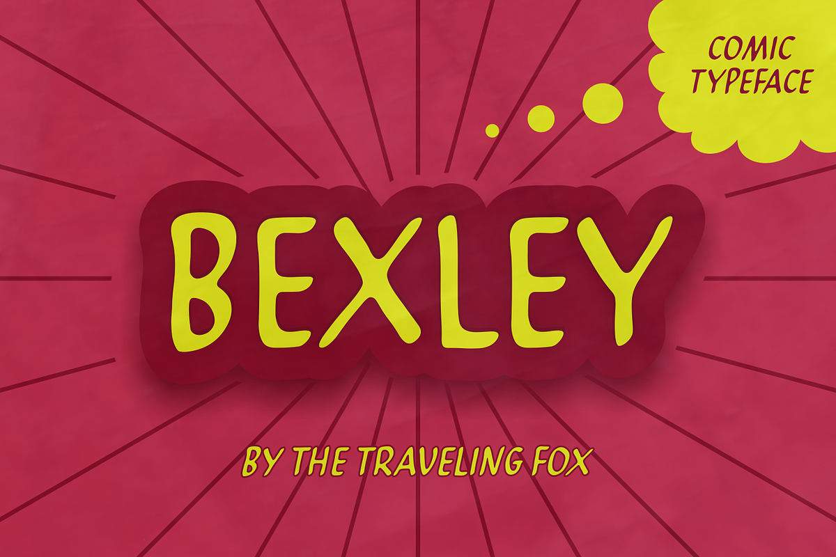 Bexley - Comic Typeface in Display Fonts - product preview 8