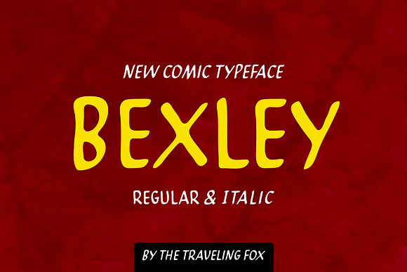 Bexley - Comic Typeface in Display Fonts - product preview 1