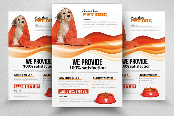 Pet Shop FlyerTemplates in Flyer Templates - product preview 2