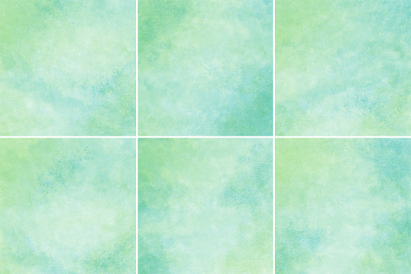 Green & Blue Watercolor Backgrounds in Textures - product preview 2