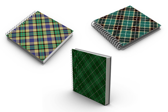 Seamless  Tartan Pattern Part -35 in Patterns - product preview 4