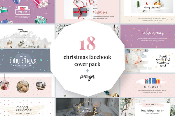 Christmas Facebook Cover Pack