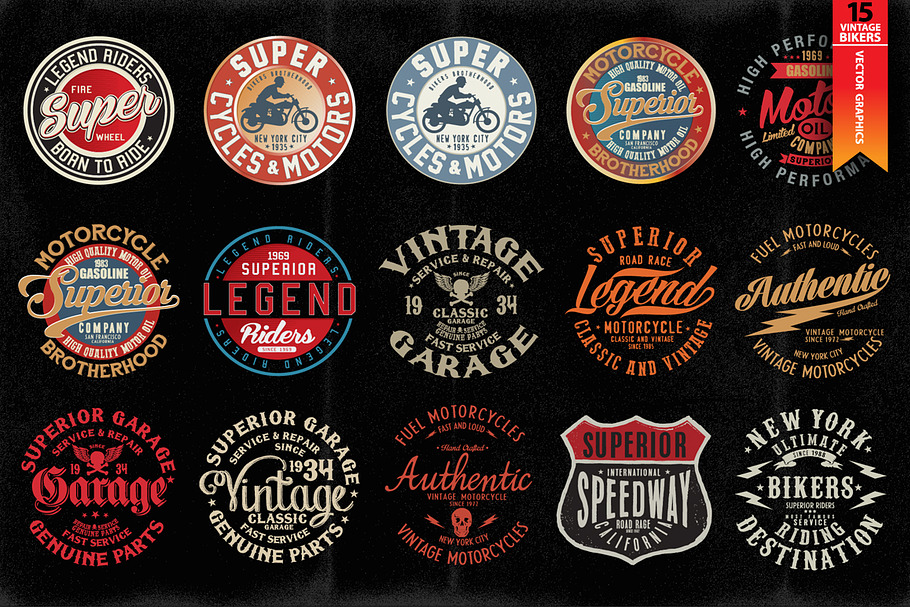 BIKERS BROTHERHOOD in Illustrations - product preview 8